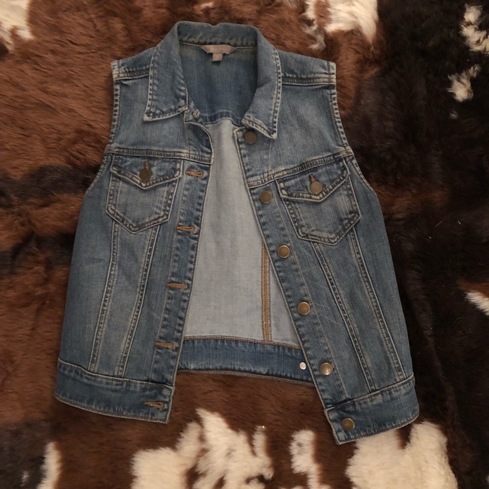 GENTLY USED - “Rubbish” Nordstrom Denim Vest